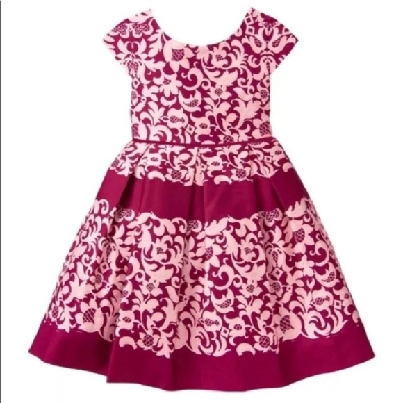 Janie and Jack Special Occasion Party Dress Size 8 Very Pretty! 🥰🌹 - Picture 3 of 14